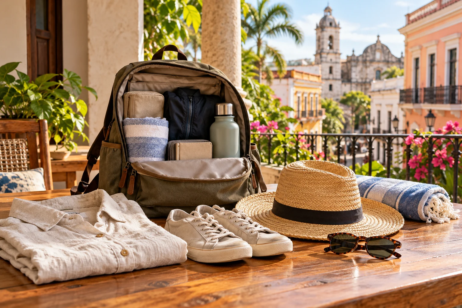 Packliste für Santo Domingo: Kleidung und Ausrüstung für Stadt, Strand und Ausflüge