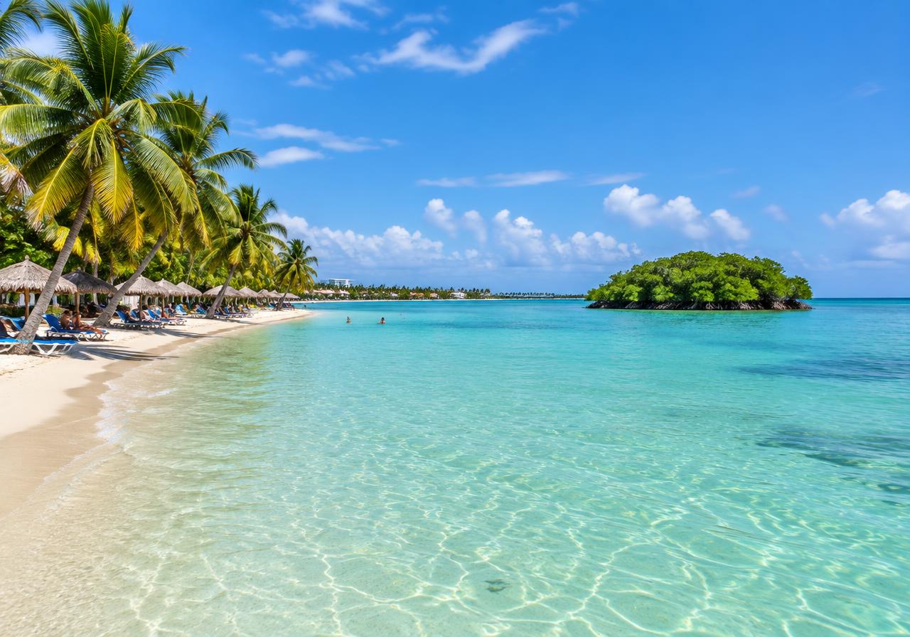 Boca Chica, the capital's beach