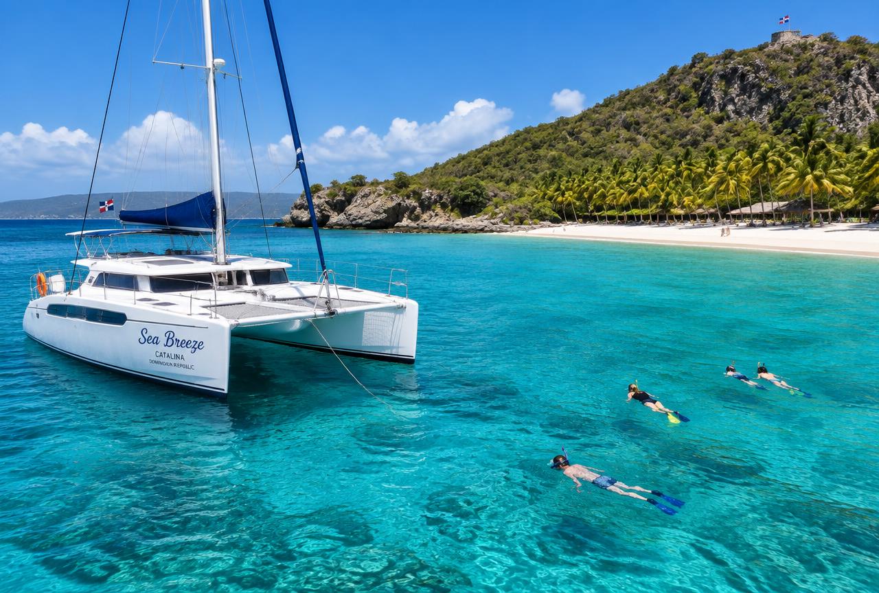 Isla Catalina, snorkelling off La Romana