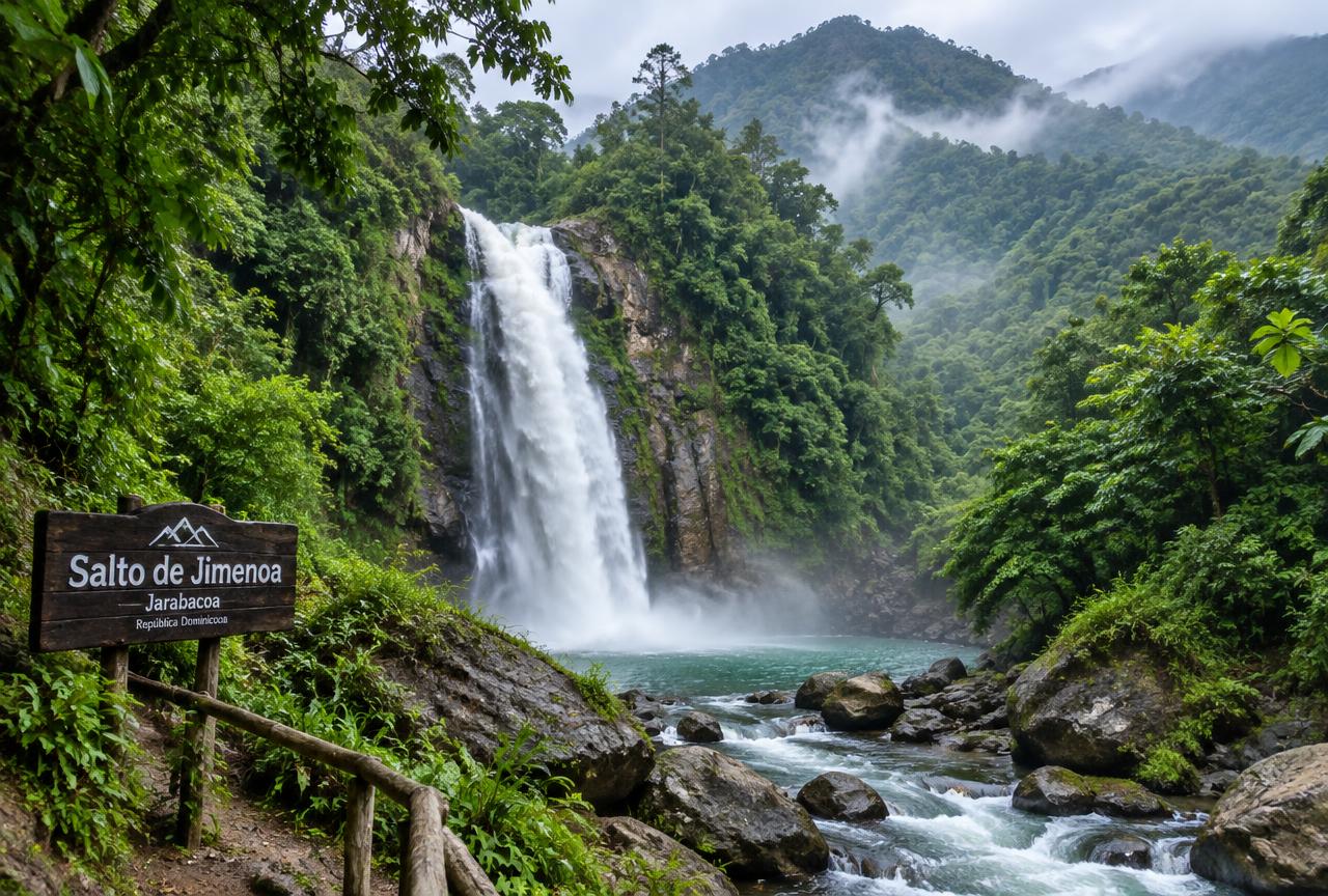 Jarabacoa, waterfalls and mountains