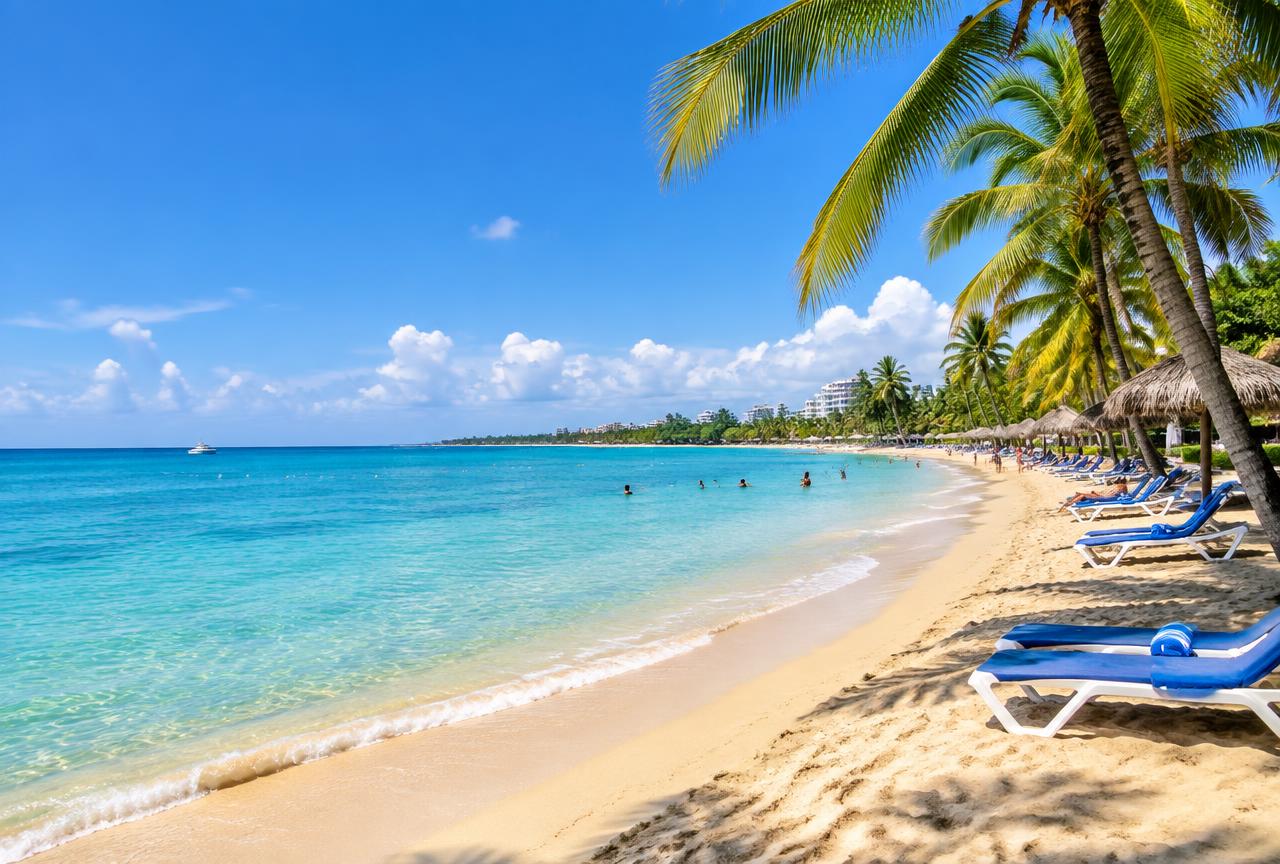 Juan Dolio, the quieter beach near the capital