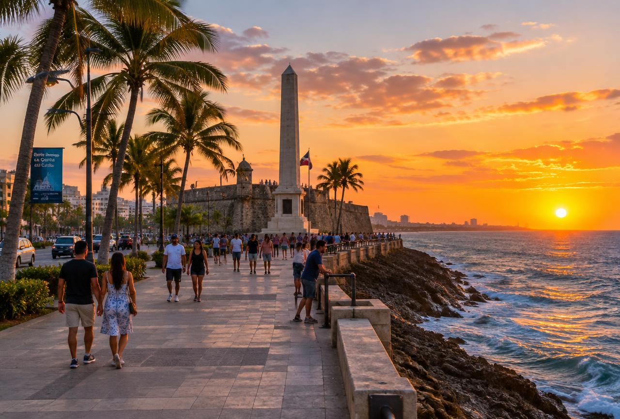 The Malecón, Santo Domingo's Caribbean promenade