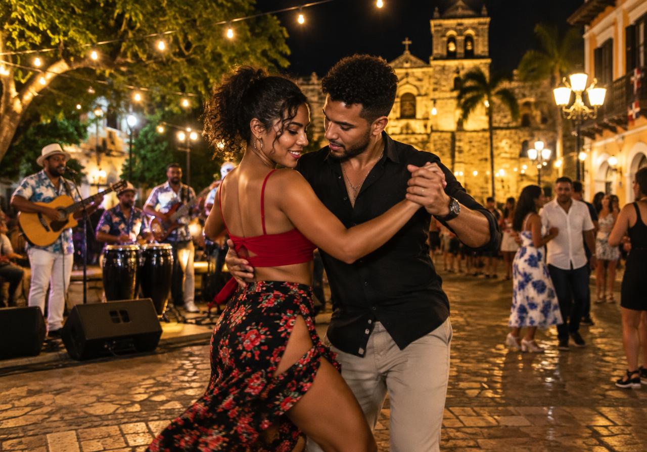 Santo Domingo Night Tour and Merengue/Bachata Experience